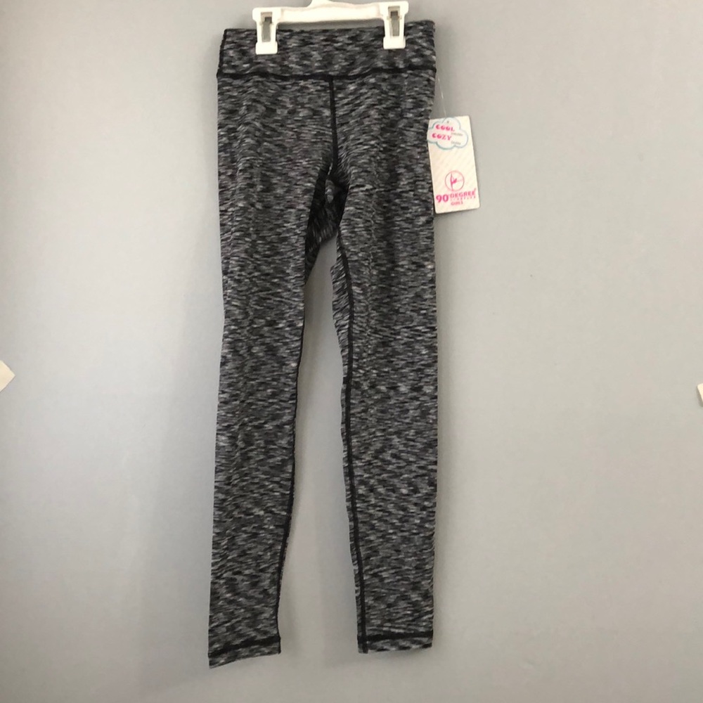 White and black legging